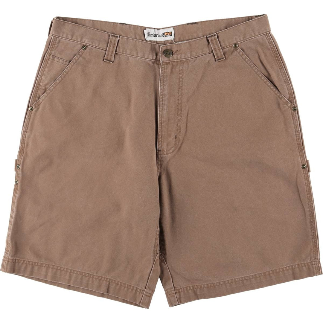 90'S Timberland Duck Painter Shorts, Men's, Vintage, Size W35 cotton brown type Vintage Second Hand