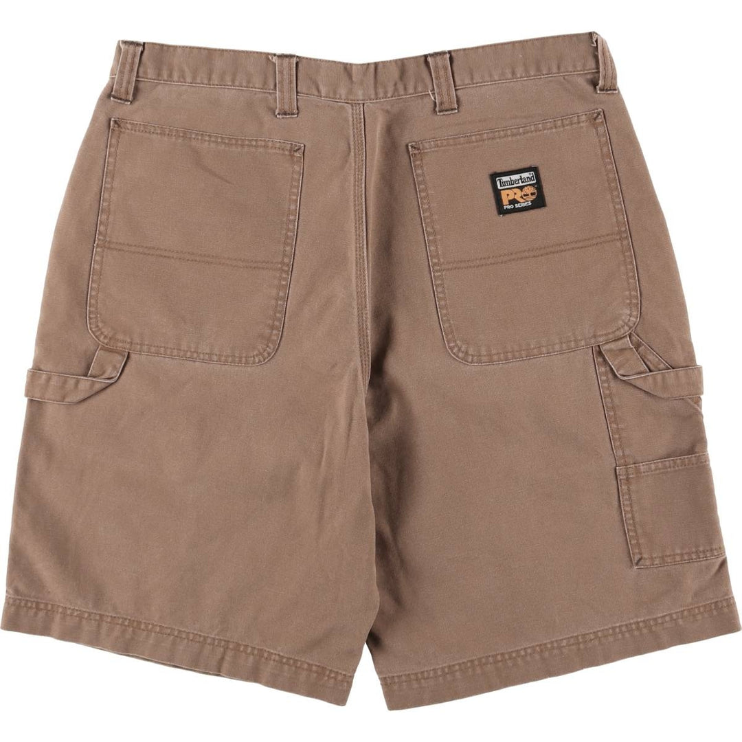 90'S Timberland Duck Painter Shorts, Men's, Vintage, Size W35 cotton brown type Vintage Second Hand