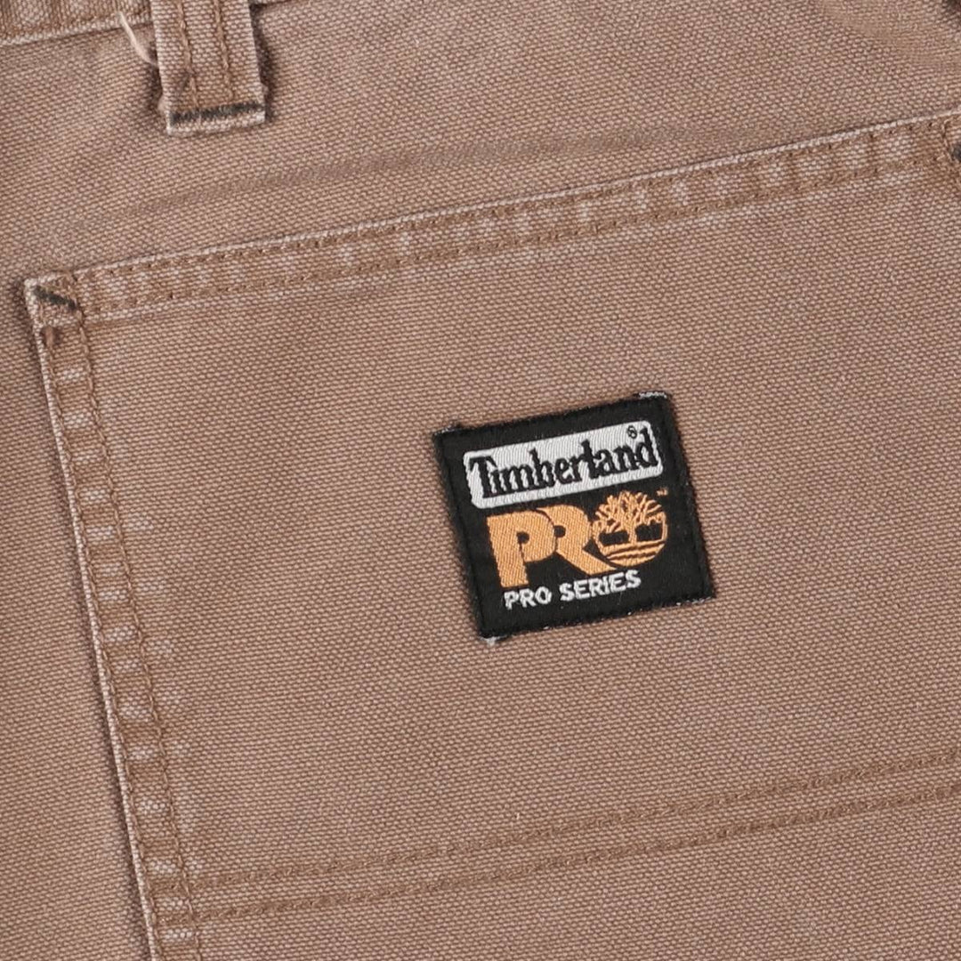 90'S Timberland Duck Painter Shorts, Men's, Vintage, Size W35 cotton brown type Vintage Second Hand