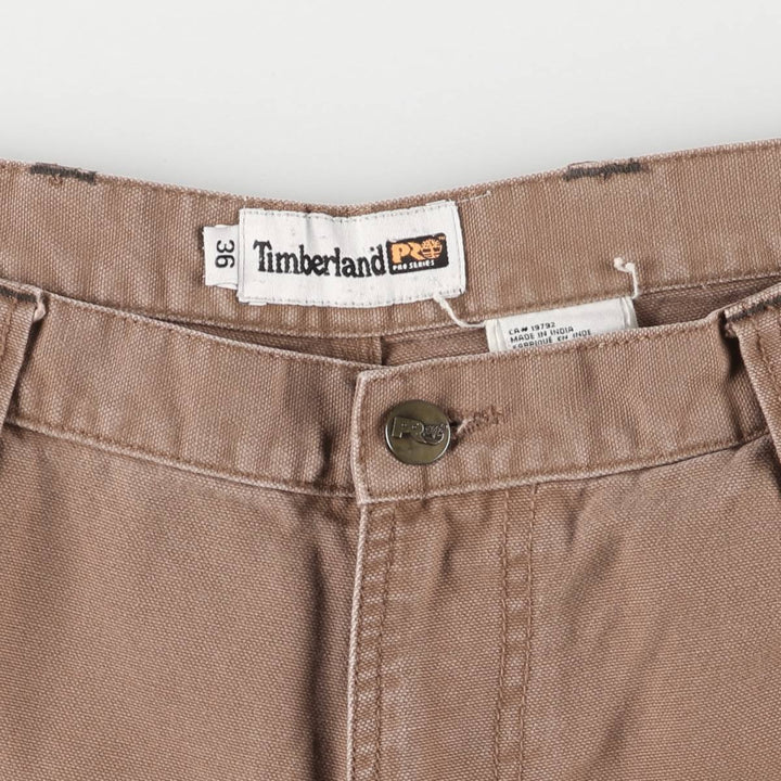 90'S Timberland Duck Painter Shorts, Men's, Vintage, Size W35 cotton brown type Vintage Second Hand