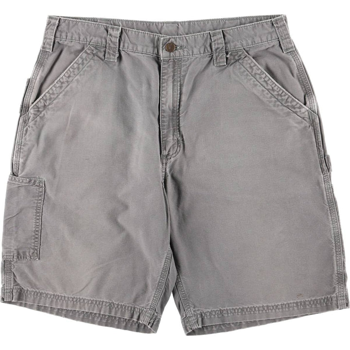 Carhartt Duck Painter Shorts, Shorts, Men's, W35 equivalent cotton gray type Vintage Second Hand