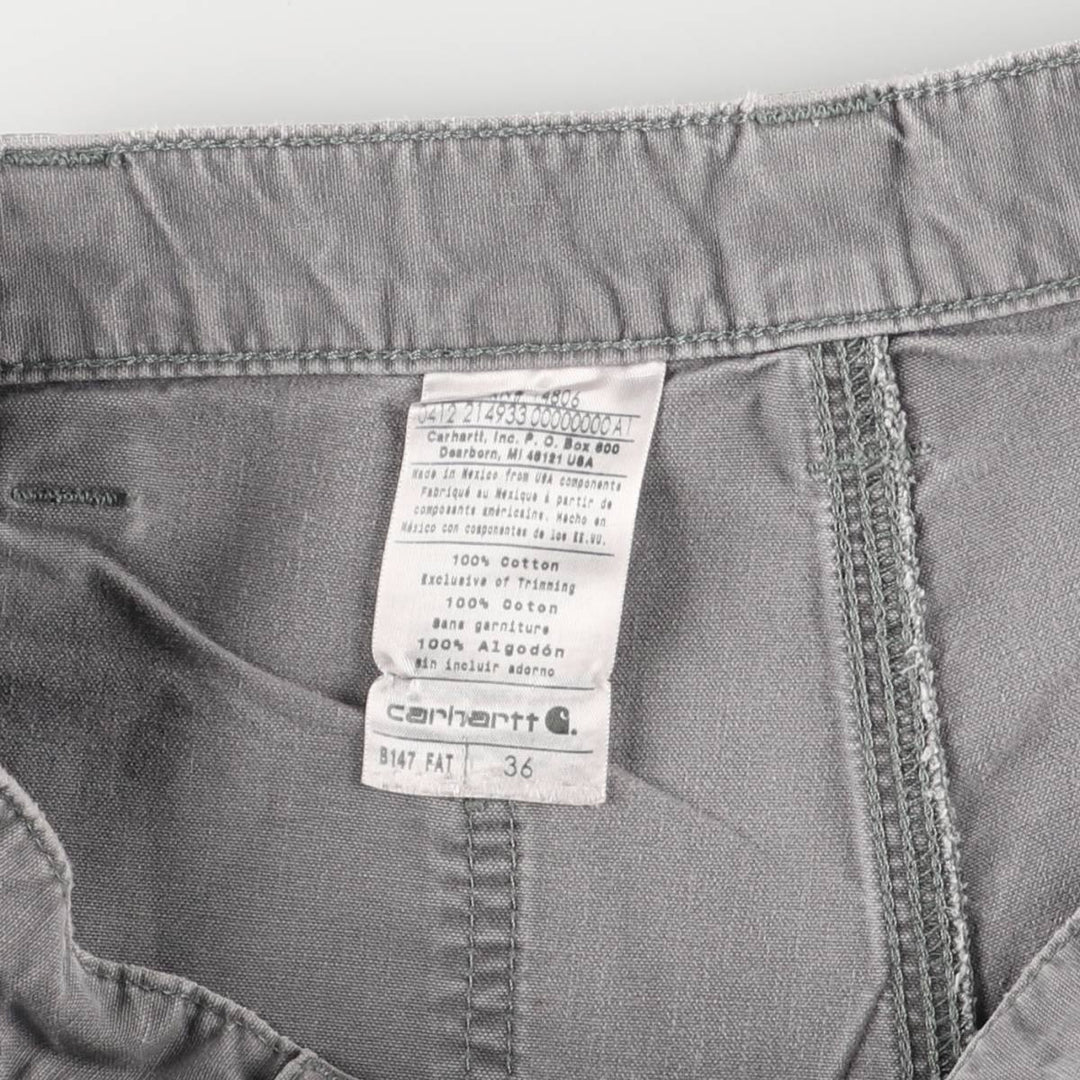 Carhartt Duck Painter Shorts, Shorts, Men's, W35 equivalent cotton gray type Vintage Second Hand