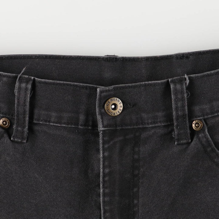 Dickies Duck Work Shorts, Men's, Size W33 cotton black type Vintage Second Hand