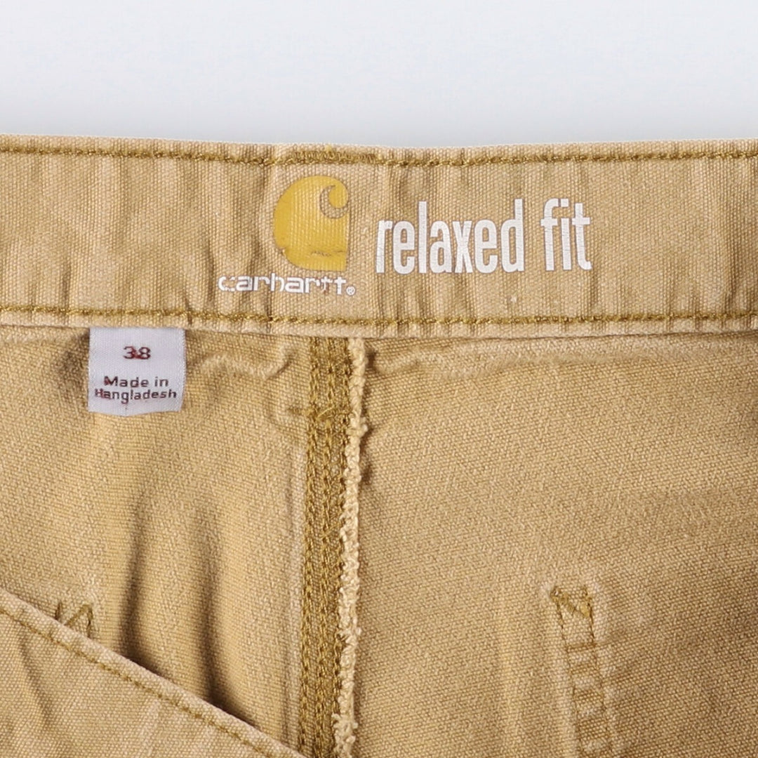 Carhartt Relaxed Fit Duck Work Shorts, Short Pants, Men's, W37 cotton Beige type Vintage Second Hand