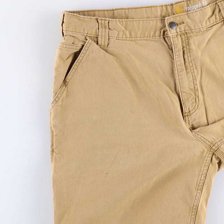 Carhartt Relaxed Fit Duck Work Shorts, Short Pants, Men's, W37 cotton Beige type Vintage Second Hand
