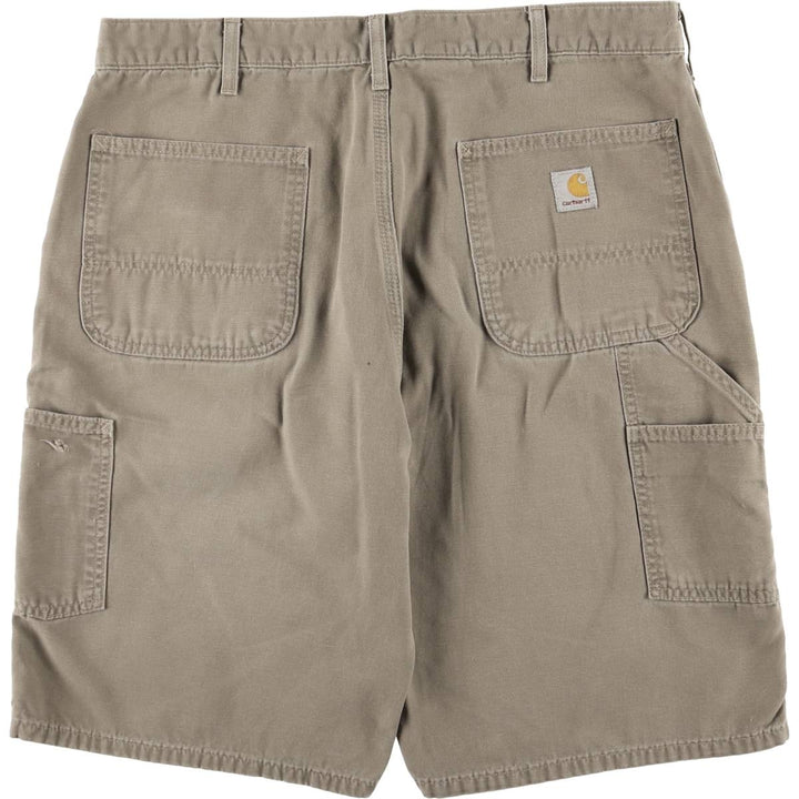 Carhartt Duck Painter Shorts, Men's, Size W37 cotton gray type Vintage Second Hand