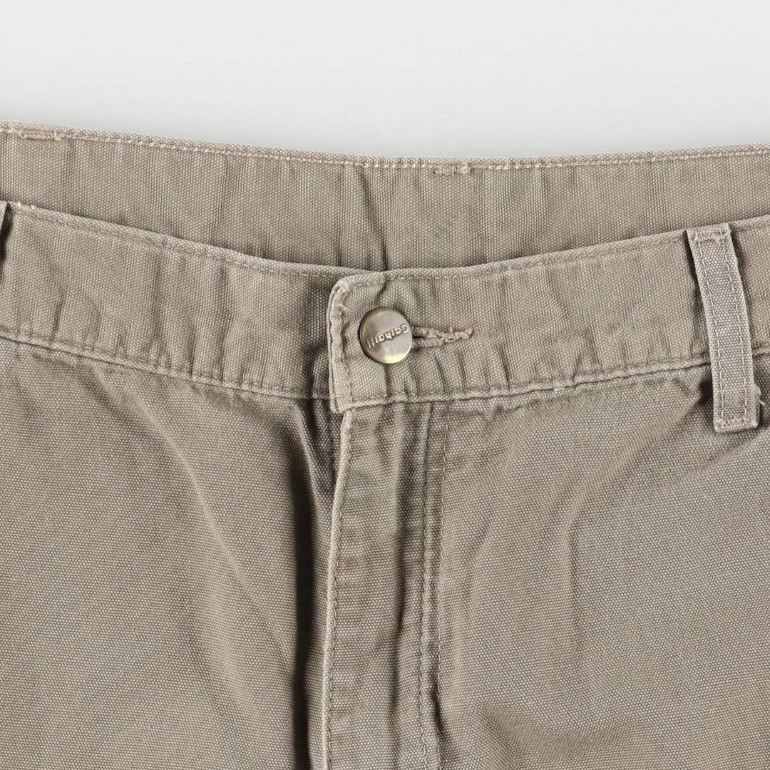 Carhartt Duck Painter Shorts, Men's, Size W37 cotton gray type Vintage Second Hand