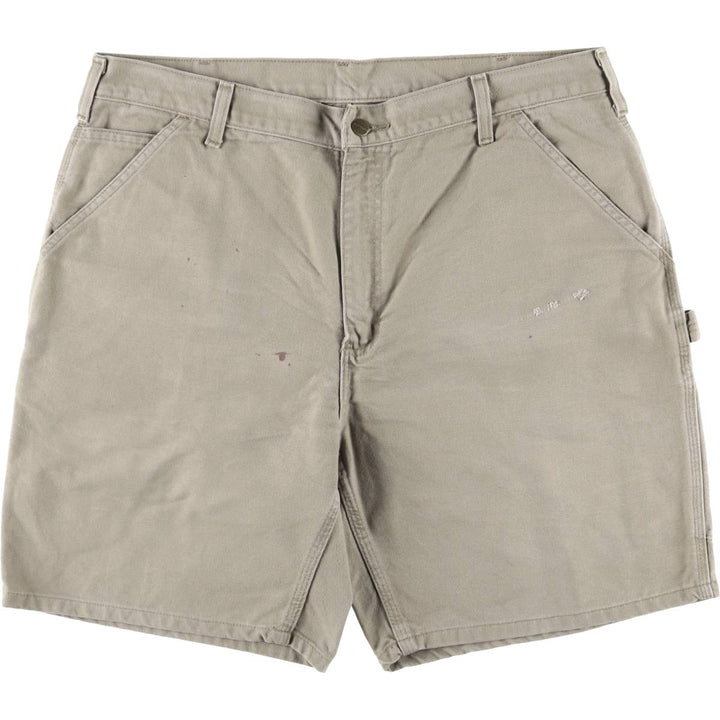 Carhartt ORIGINAL FIT Duck Painter Shorts, Shorts, Men's, W37 equivalent cotton Beige type Vintage Second Hand