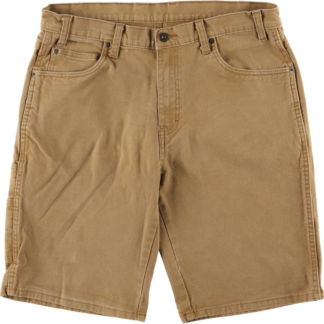 Dickies Duck Work Shorts, Men's, Size W35 cotton brown type Vintage Second Hand