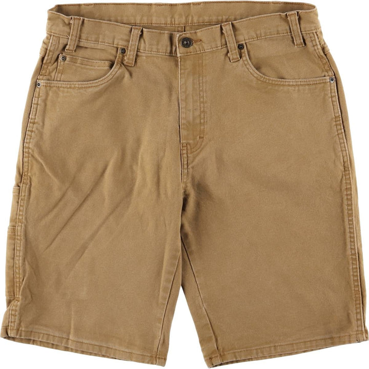 Dickies Duck Work Shorts, Men's, Size W35 cotton brown type Vintage Second Hand