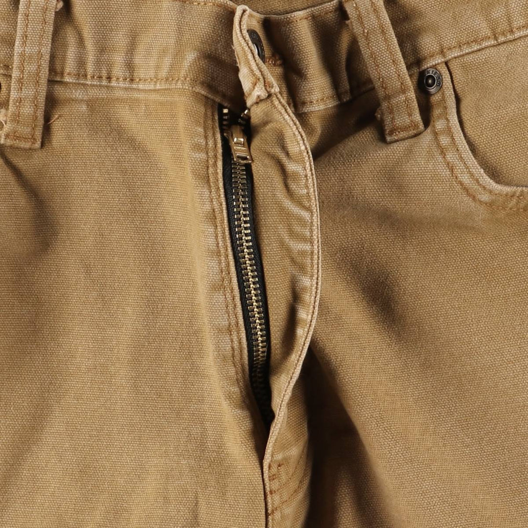 Dickies Duck Work Shorts, Men's, Size W35 cotton brown type Vintage Second Hand