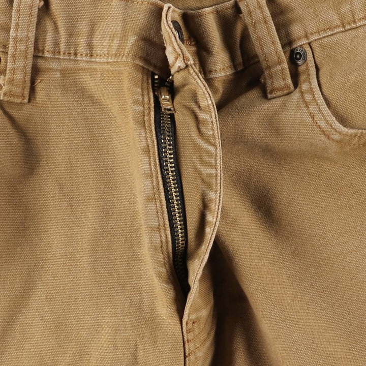 Dickies Duck Work Shorts, Men's, Size W35 cotton brown type Vintage Second Hand