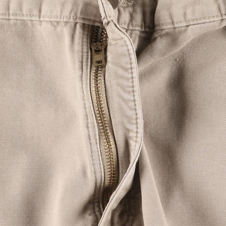 2000'S Carhartt duck work shorts, men's size W36 cotton Beige type Vintage Second Hand