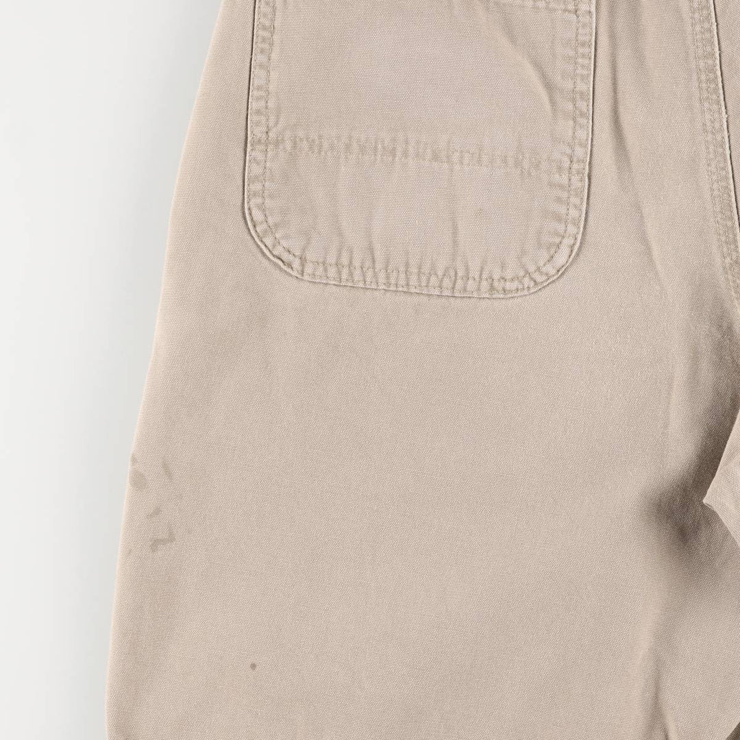 2000'S Carhartt duck work shorts, men's size W36 cotton Beige type Vintage Second Hand