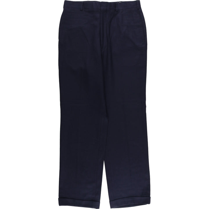 Vintage men's slacks, size W34 unclear navy blue type Vintage Second Hand