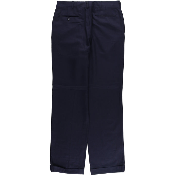 Vintage men's slacks, size W34 unclear navy blue type Vintage Second Hand