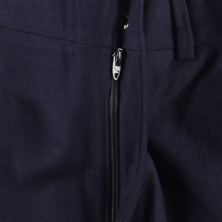 Vintage men's slacks, size W34 unclear navy blue type Vintage Second Hand