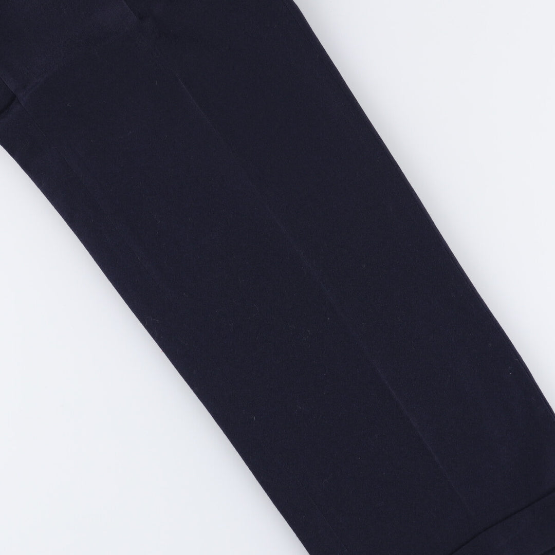 Vintage men's slacks, size W34 unclear navy blue type Vintage Second Hand