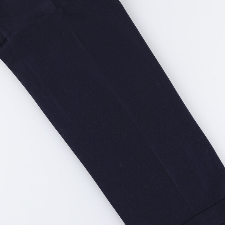 Vintage men's slacks, size W34 unclear navy blue type Vintage Second Hand