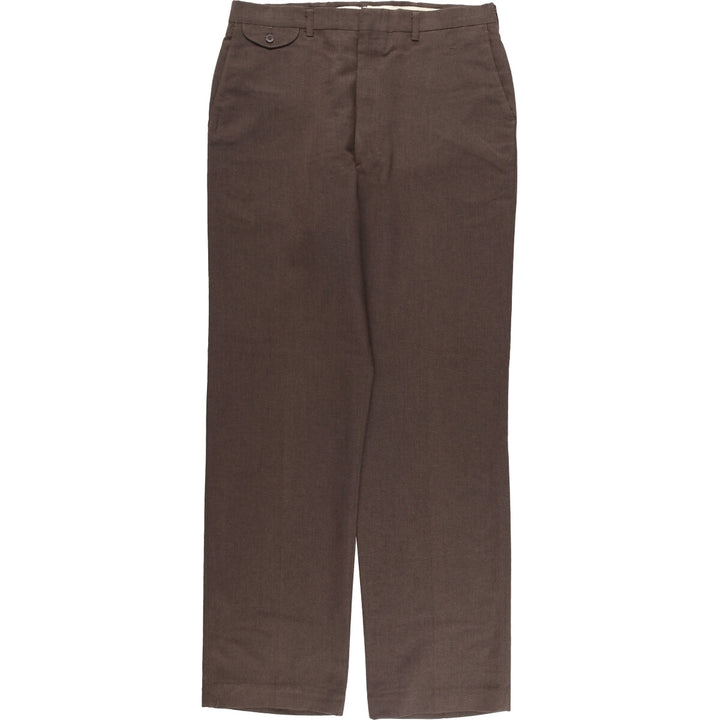 Haggar HAGGAR Men's Slacks, Size W35 polyester brown type Vintage Second Hand