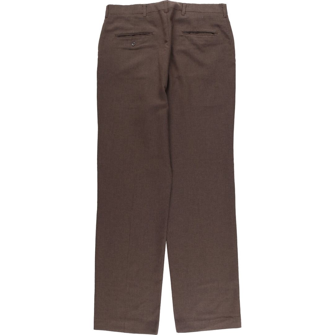Haggar HAGGAR Men's Slacks, Size W35 polyester brown type Vintage Second Hand
