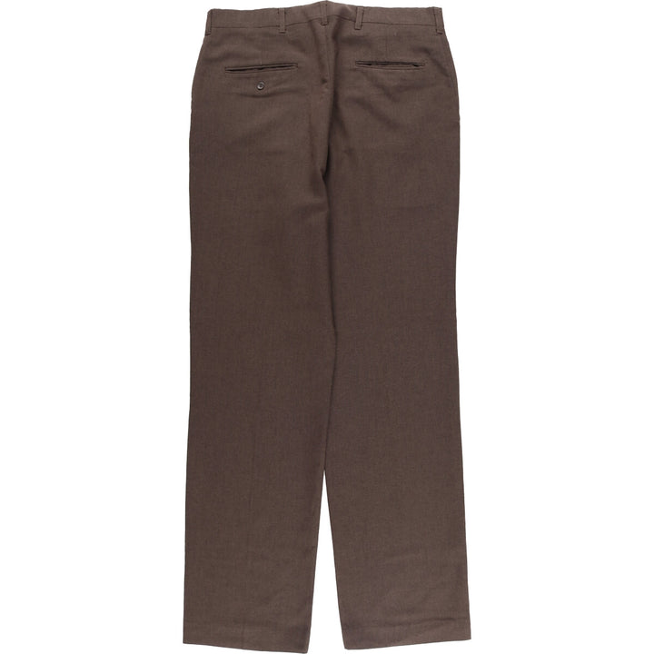 Haggar HAGGAR Men's Slacks, Size W35 polyester brown type Vintage Second Hand