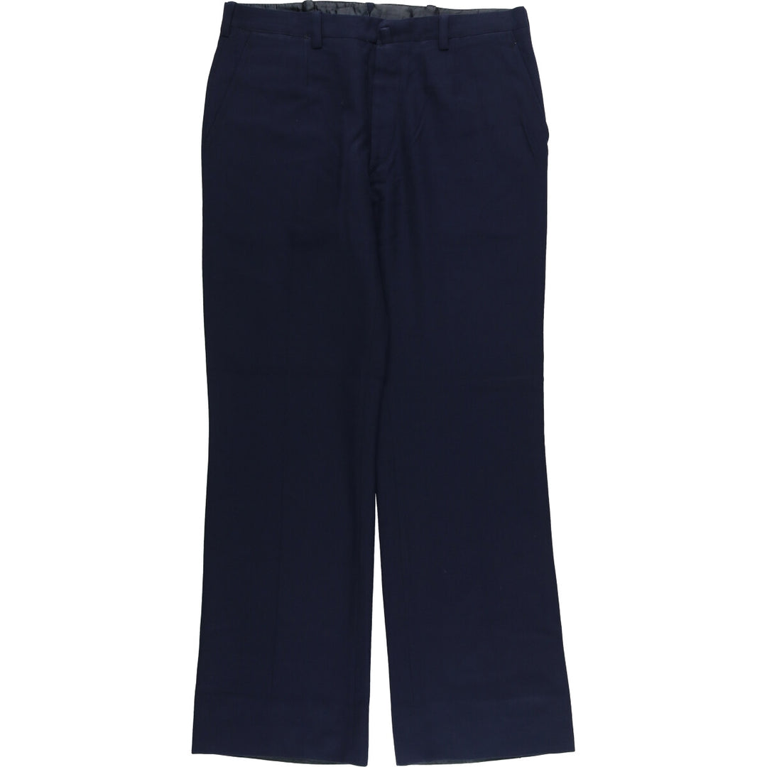 Vintage men's slacks, size W34 unclear navy blue type Vintage Second Hand