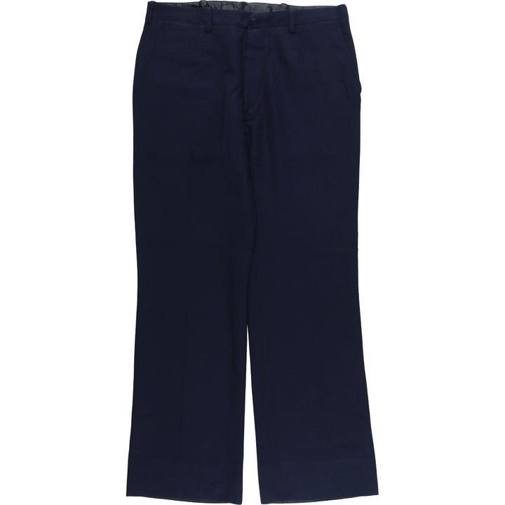 Vintage men's slacks, size W34 unclear navy blue type Vintage Second Hand