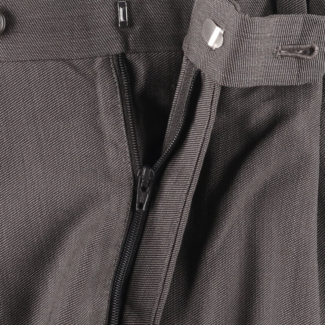 Calvin Klein One-Tuck Wool Pants, Men's Size W32 wool gray type Vintage Second Hand