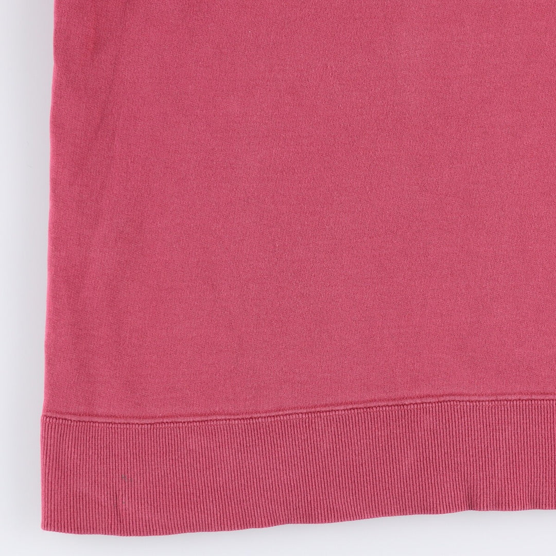 Vintage 90s-00'S Adidas logo sweatshirt, size L, men's cotton Red type red-purple Vintage Second Hand