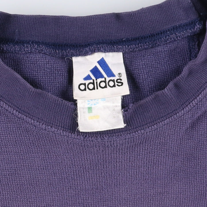 Vintage 90'S Adidas logo sweatshirt, size M, men's unclear navy blue type Vintage Second Hand