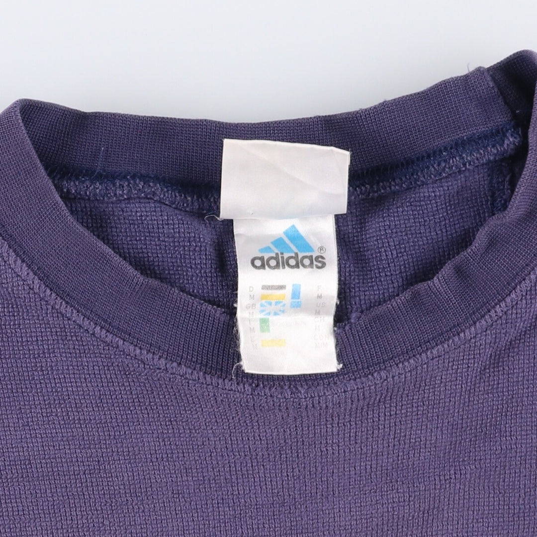 Vintage 90'S Adidas logo sweatshirt, size M, men's unclear navy blue type Vintage Second Hand