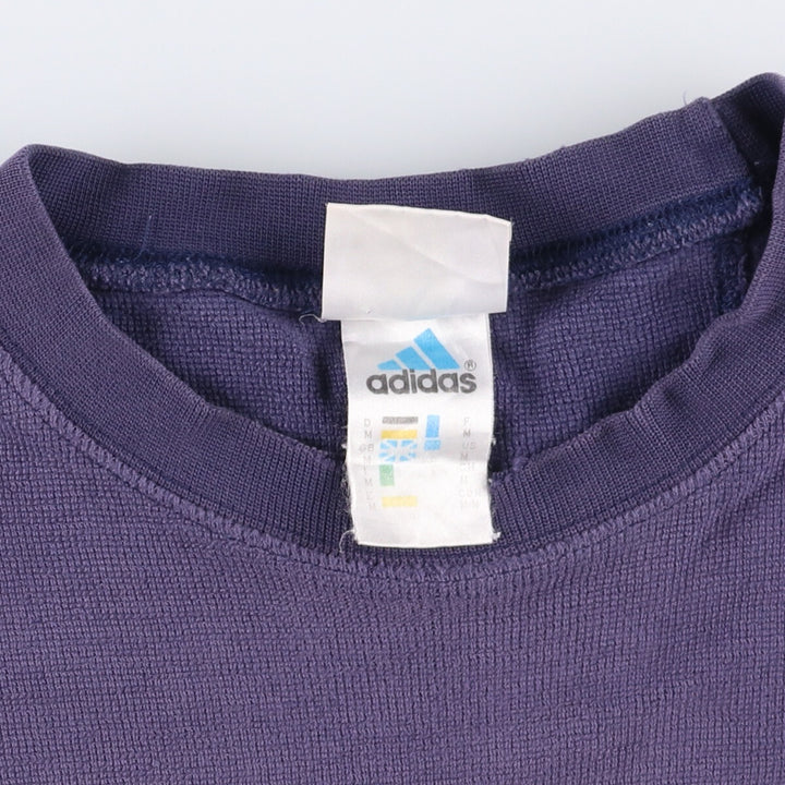 Vintage 90'S Adidas logo sweatshirt, size M, men's unclear navy blue type Vintage Second Hand