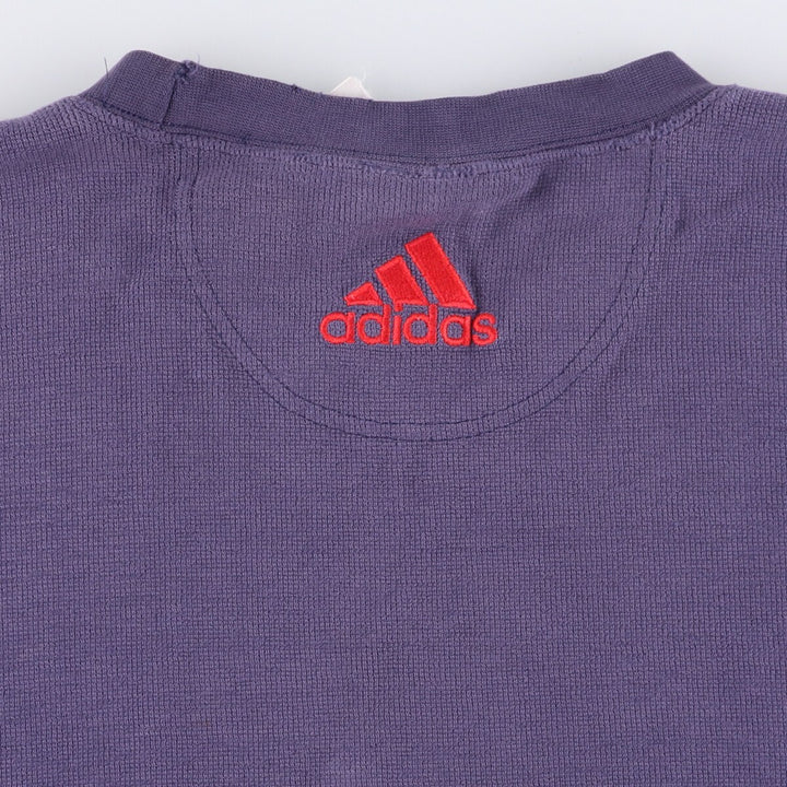 Vintage 90'S Adidas logo sweatshirt, size M, men's unclear navy blue type Vintage Second Hand