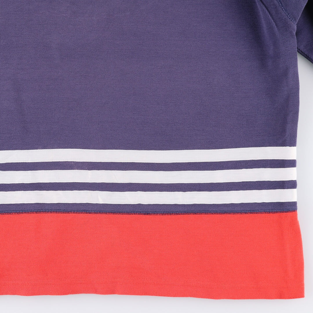 Vintage 90'S Adidas logo sweatshirt, size M, men's unclear navy blue type Vintage Second Hand