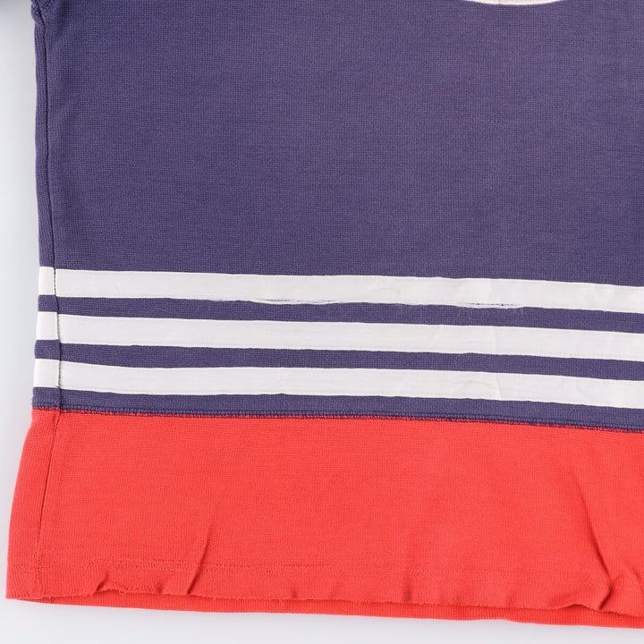 Vintage 90'S Adidas logo sweatshirt, size M, men's unclear navy blue type Vintage Second Hand