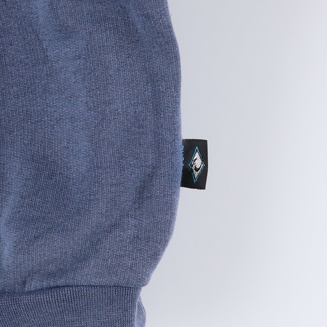 RIP CURL Printed Sweatshirt, Men's XL cotton navy blue type Vintage Second Hand