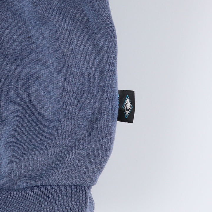 RIP CURL Printed Sweatshirt, Men's XL cotton navy blue type Vintage Second Hand