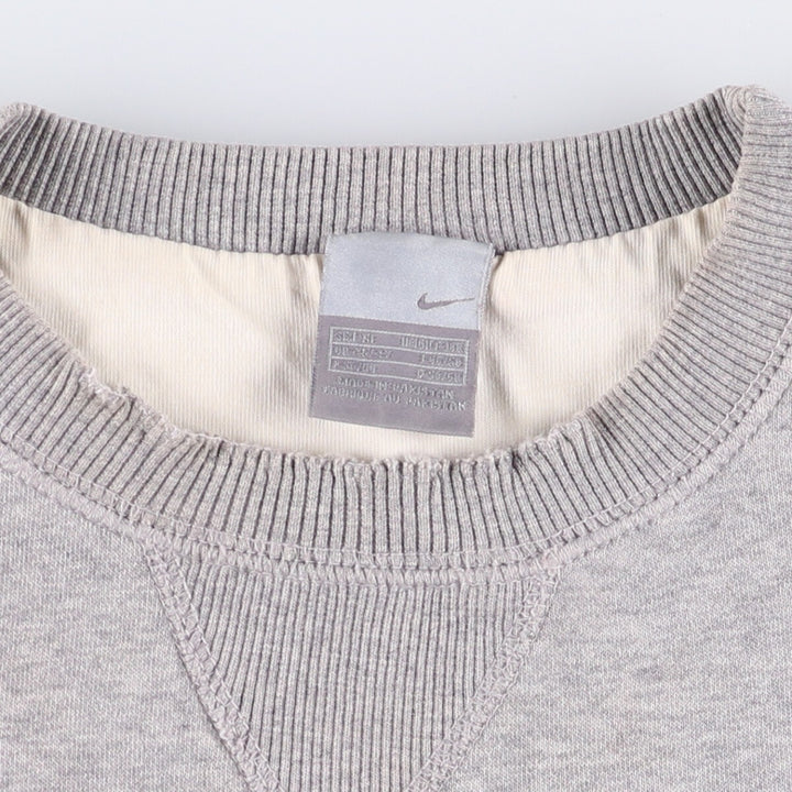 00'S Nike One Point Logo Sweatshirt Trainer Men's XL cotton gray type Vintage Second Hand