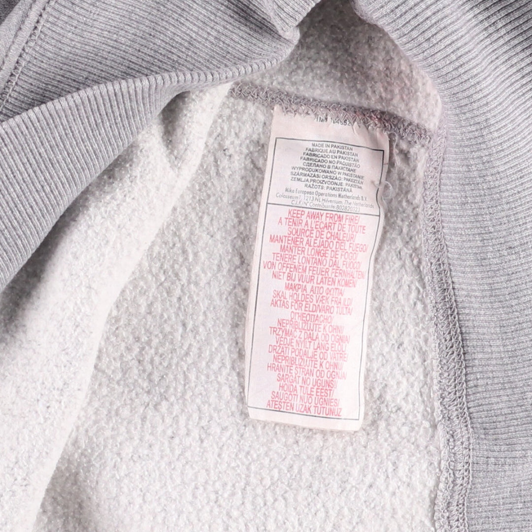 00'S Nike One Point Logo Sweatshirt Trainer Men's XL cotton gray type Vintage Second Hand