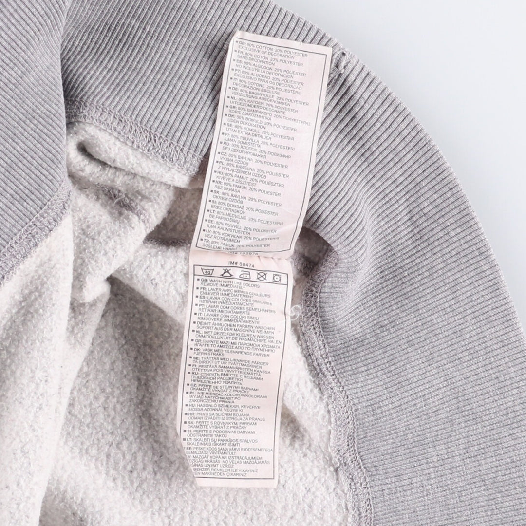 00'S Nike One Point Logo Sweatshirt Trainer Men's XL cotton gray type Vintage Second Hand