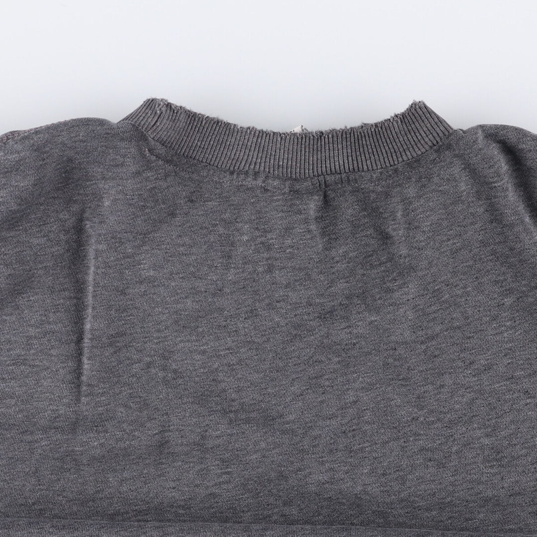 Nike One Point Logo Sweatshirt, Trainer, Men's XL cotton Charcoal Vintage Second Hand