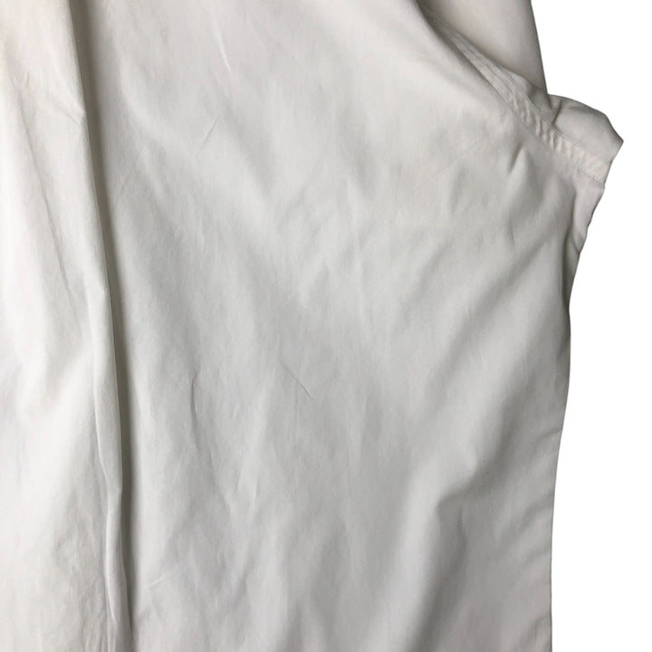 Brooks Brothers BASICS Short Sleeve Button-Down Shirt, Men's Size XL cotton white type Vintage Second Hand