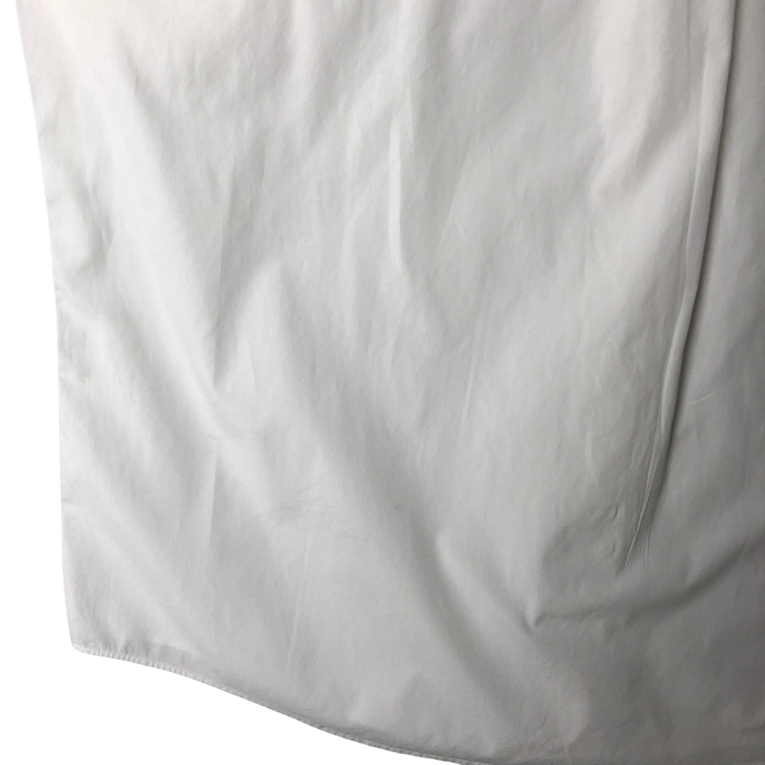 Brooks Brothers BASICS Short Sleeve Button-Down Shirt, Men's Size XL cotton white type Vintage Second Hand