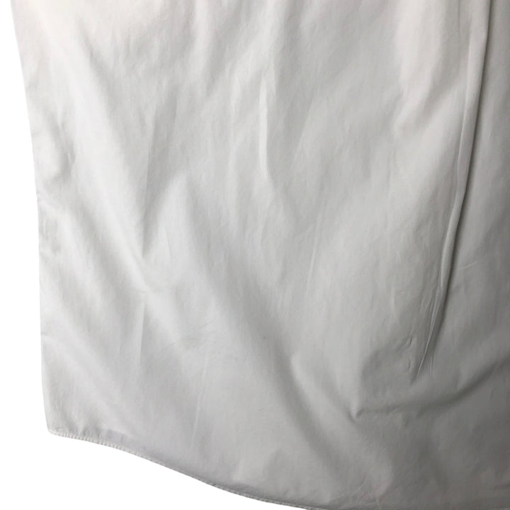 Brooks Brothers BASICS Short Sleeve Button-Down Shirt, Men's Size XL cotton white type Vintage Second Hand