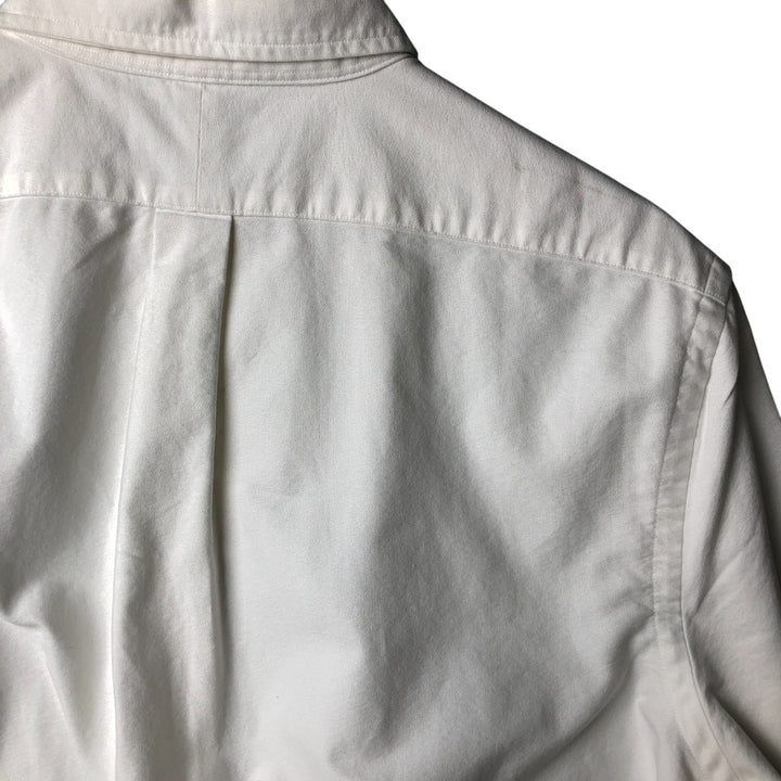 Ralph Lauren Classic Fit short sleeve button down shirt, men's size L cotton white type Vintage Second Hand