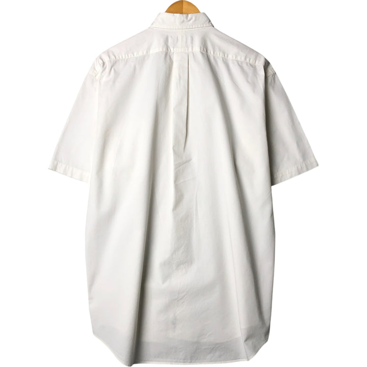 Ralph Lauren BLAKE short sleeve button down shirt, men's size L cotton white type Vintage Second Hand