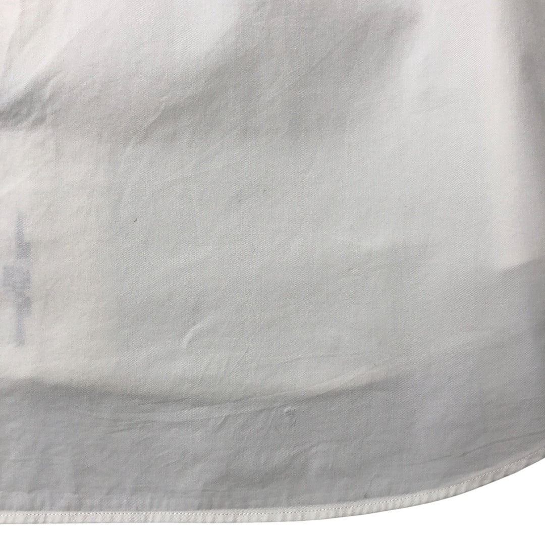 Ralph Lauren BLAKE short sleeve button down shirt, men's size L cotton white type Vintage Second Hand