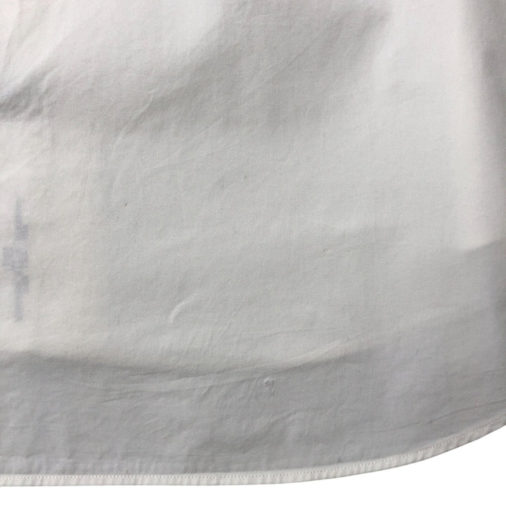 Ralph Lauren BLAKE short sleeve button down shirt, men's size L cotton white type Vintage Second Hand