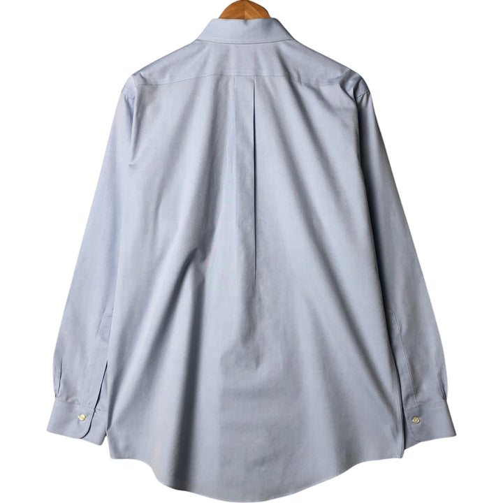 Brooks Brothers Est.1818 Long Sleeve Cotton Shirt, Men's Medium cotton Blue type light blue Vintage Second Hand